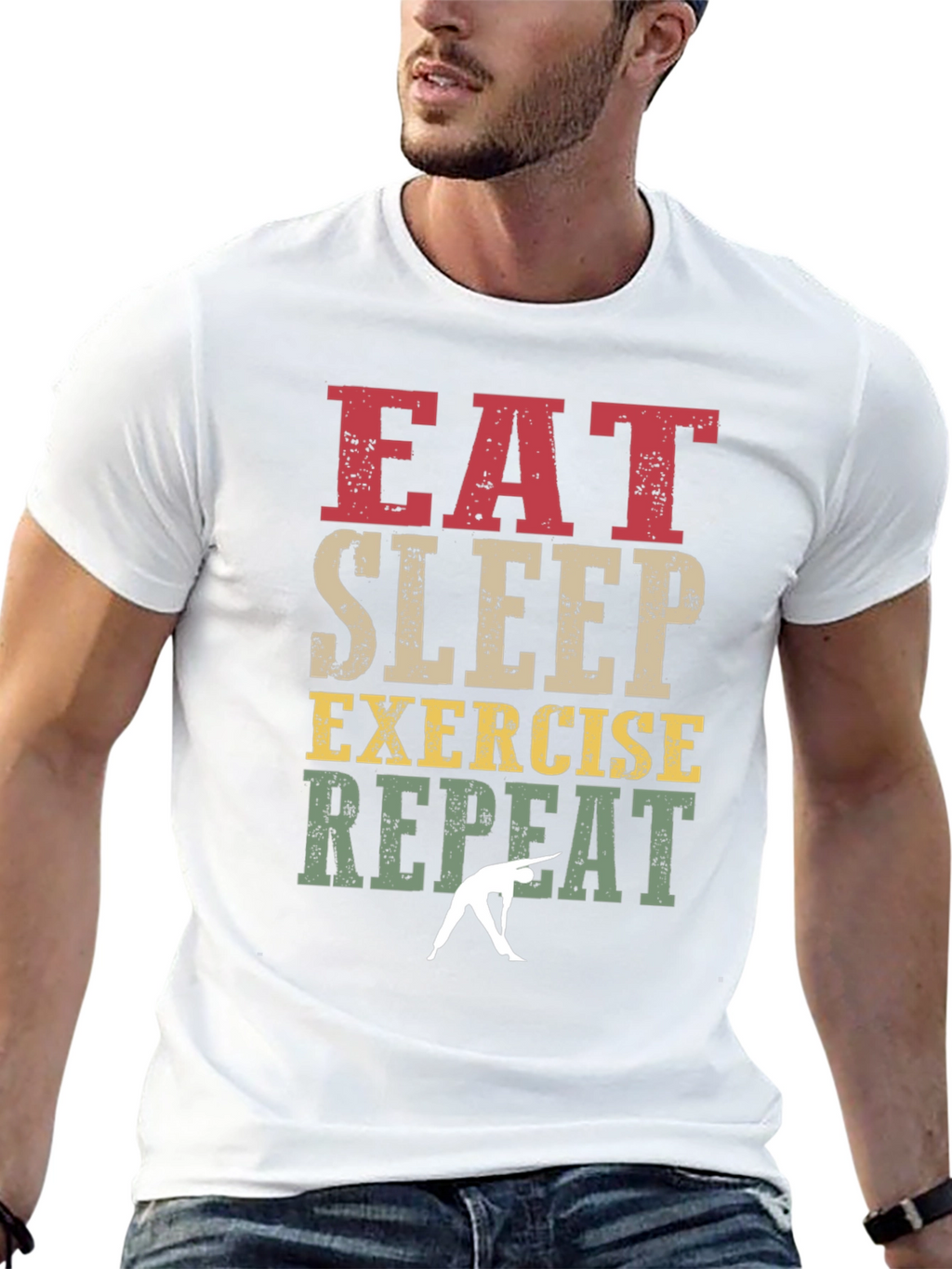 Eat Sleep Exercise Repeat T-Shirt