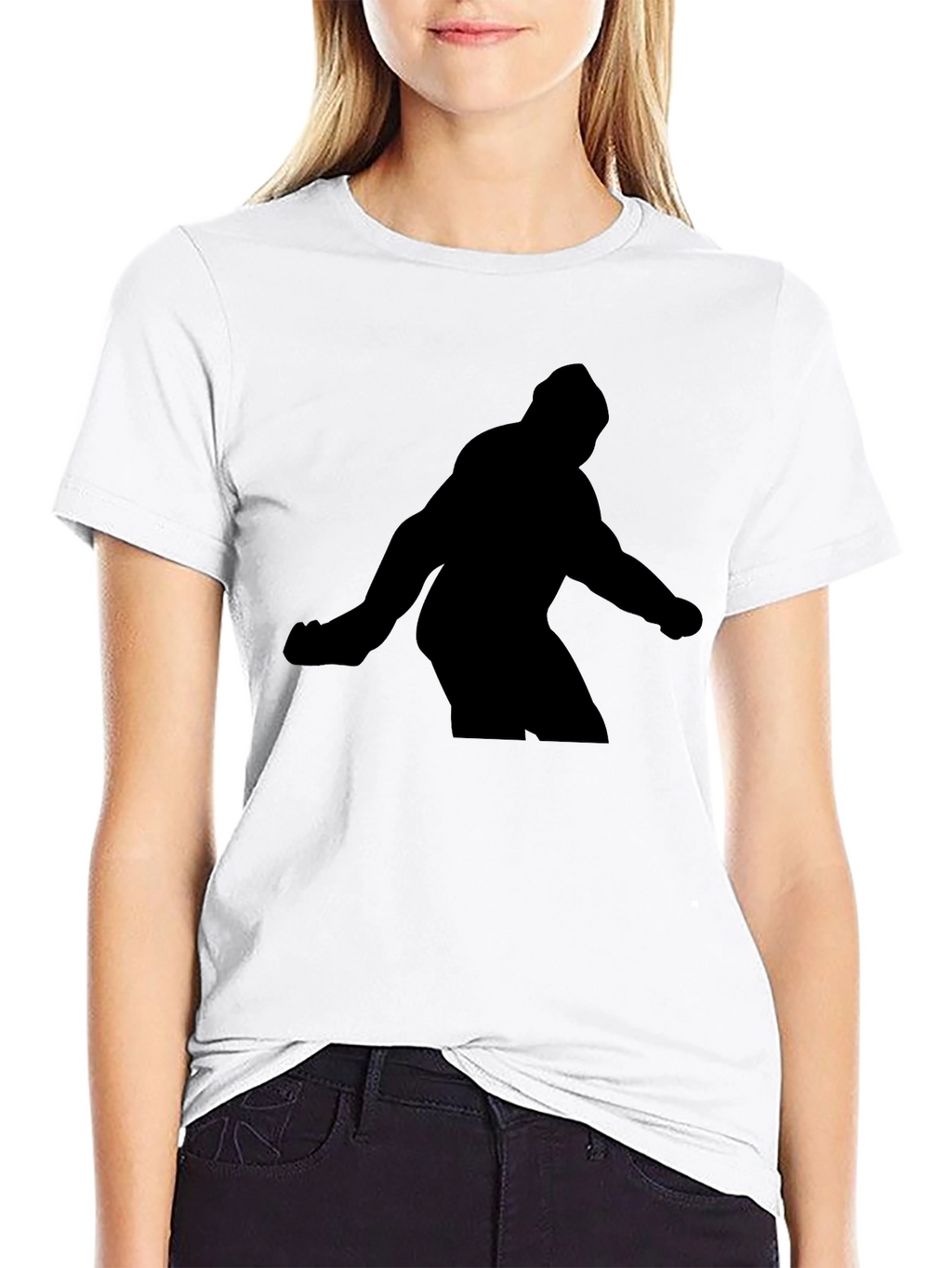 Silhouette Figure Black T-Shirt