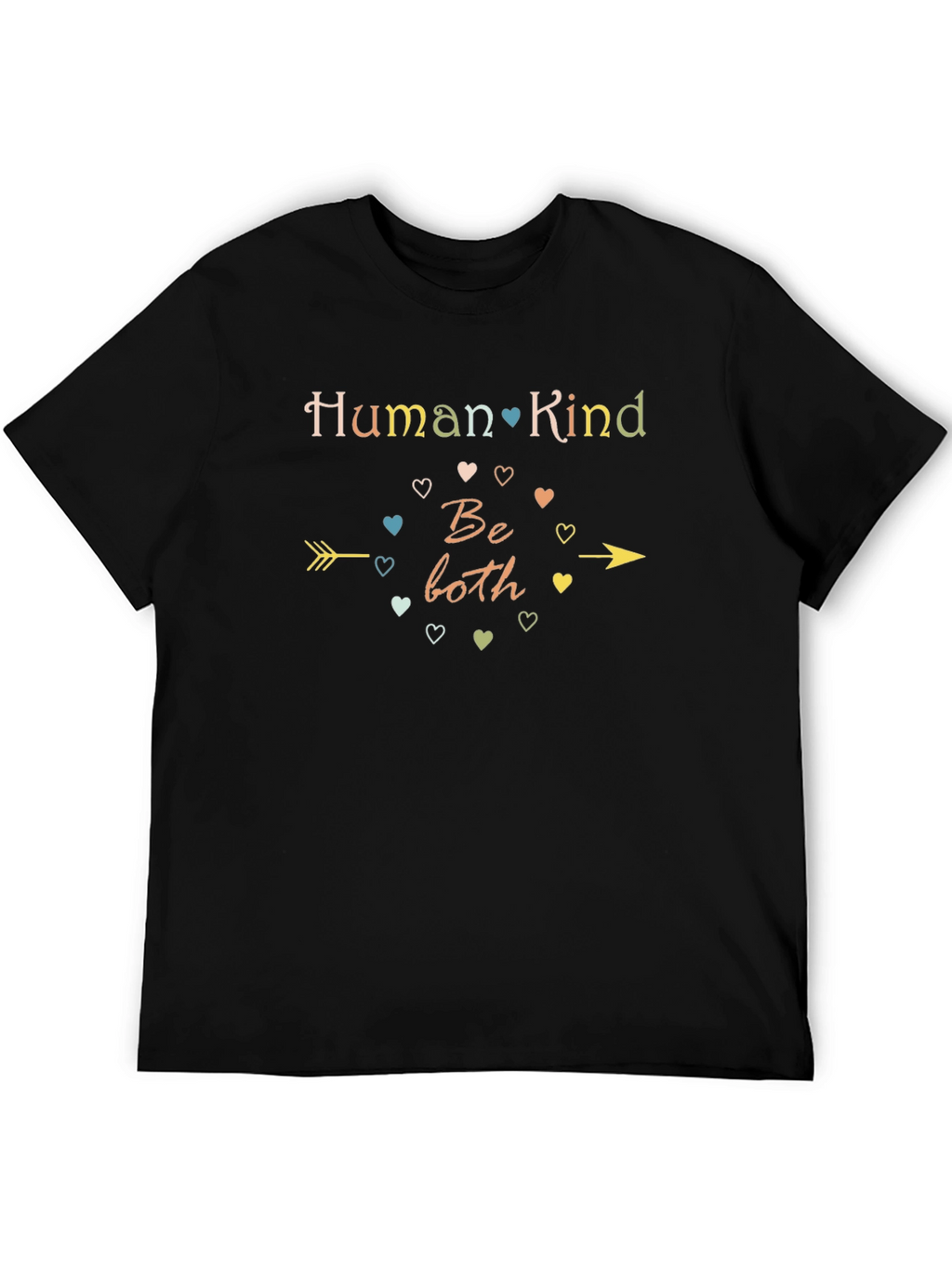 Human Kind Be Both Graphic Tee Kindness T-Shirt