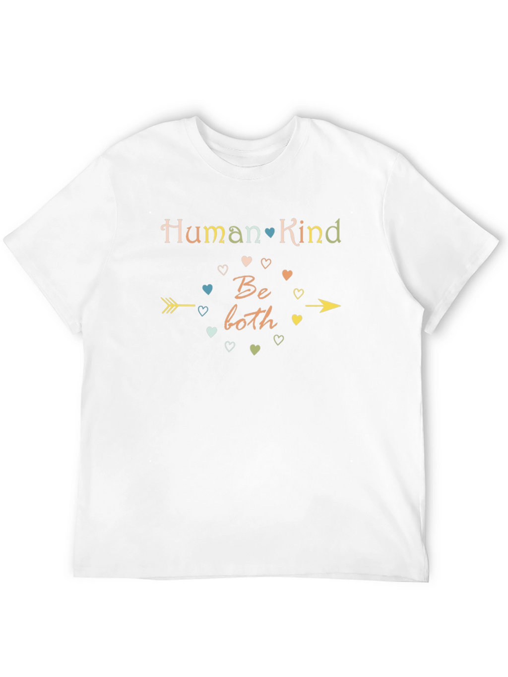 Human Kind Be Both Graphic Tee Kindness T-Shirt