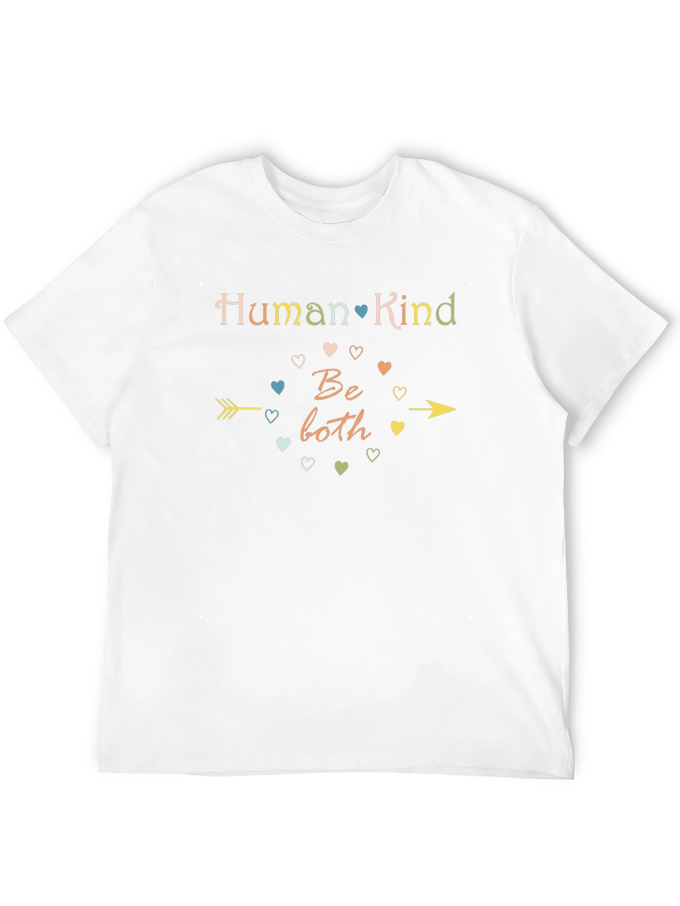 Human Kind Be Both Graphic Tee Kindness T-Shirt