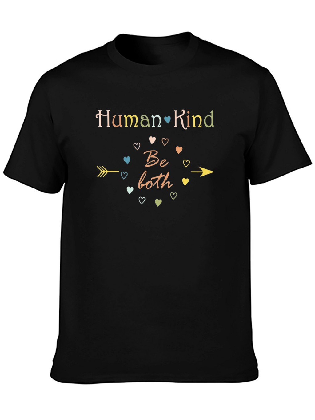 Human Kind Be Both Graphic Tee Kindness T-Shirt