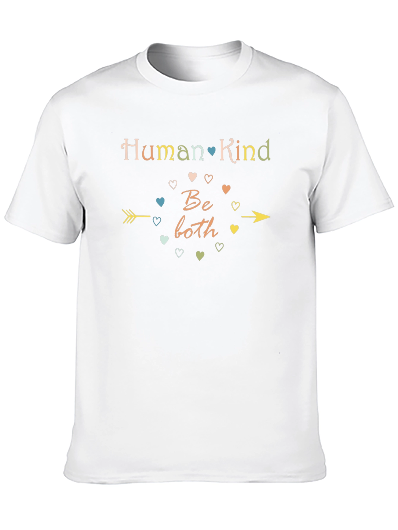 Human Kind Be Both Graphic Tee Kindness T-Shirt
