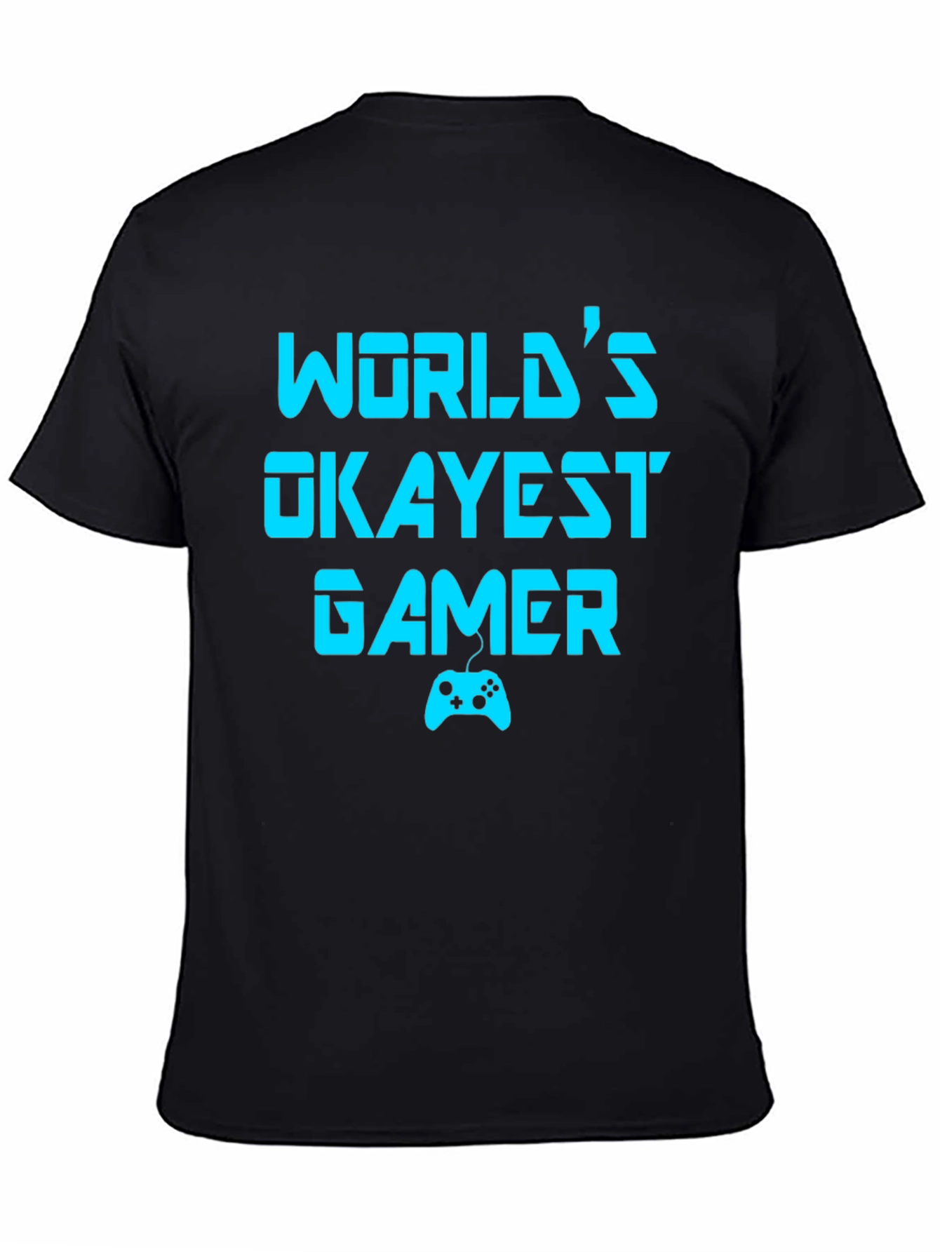 Worlds Okayest Gamer T-Shirt - Funny Gaming Tee