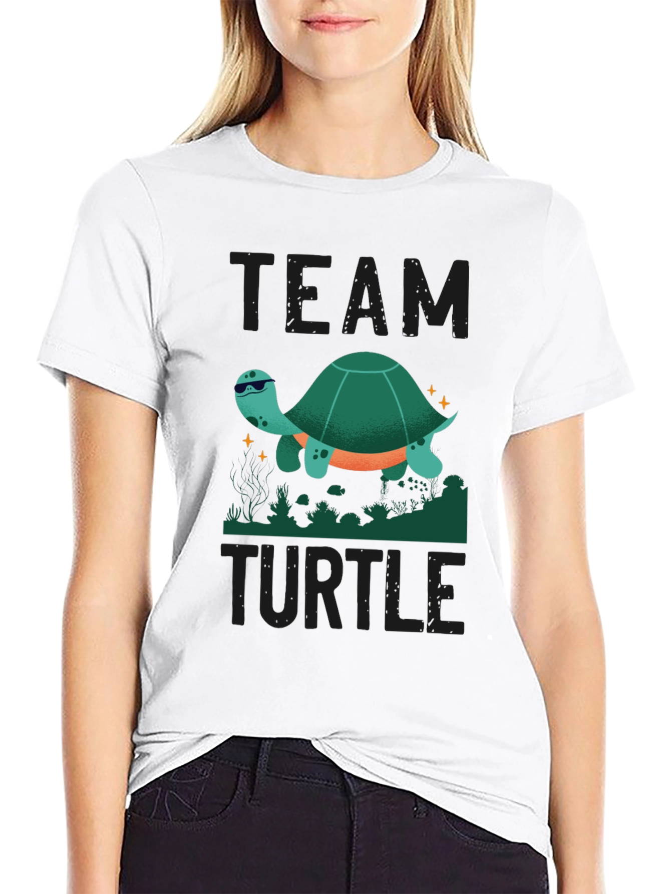 Team Turtle T-Shirt - Cool Sea Turtle Design