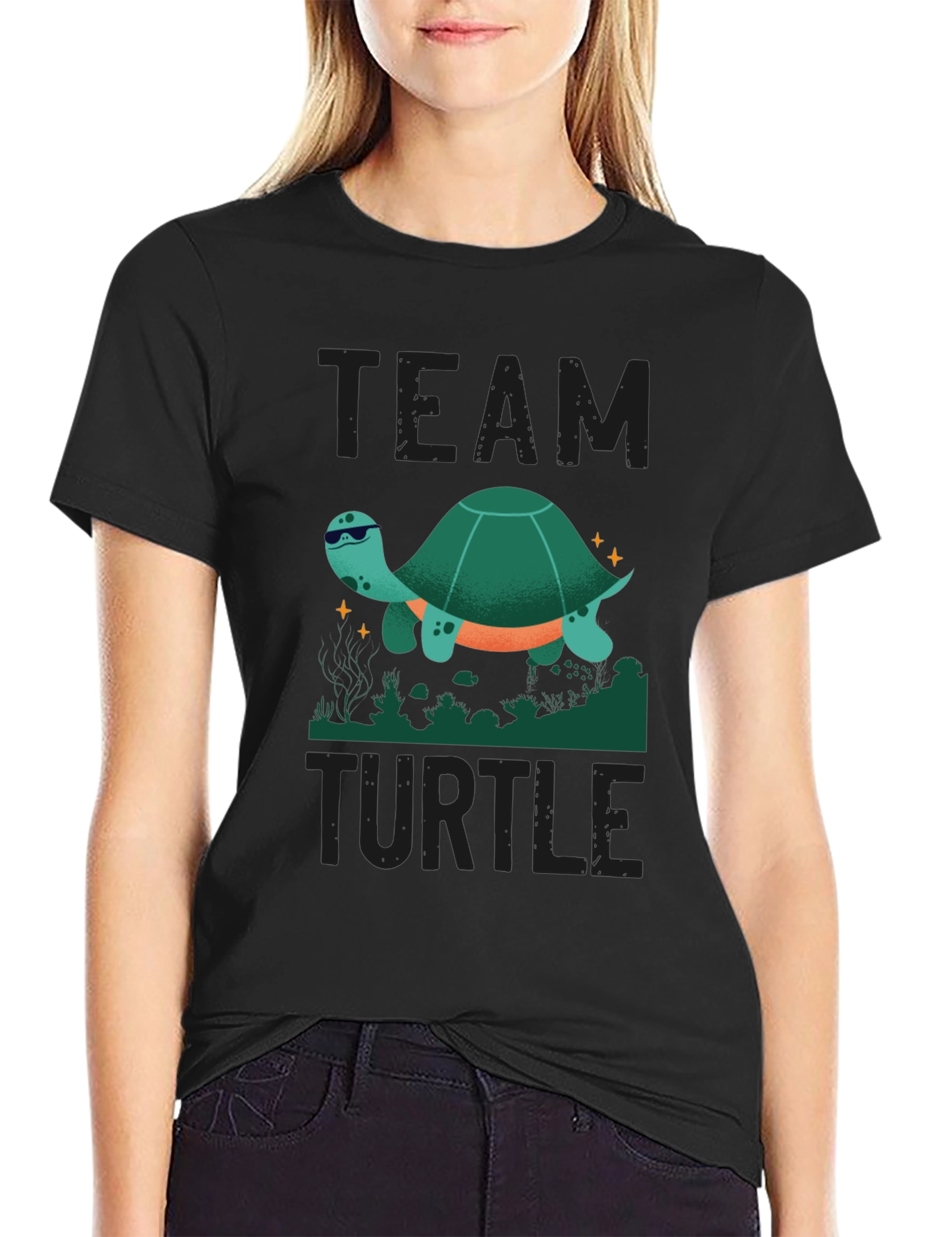 Team Turtle T-Shirt - Cool Sea Turtle Design
