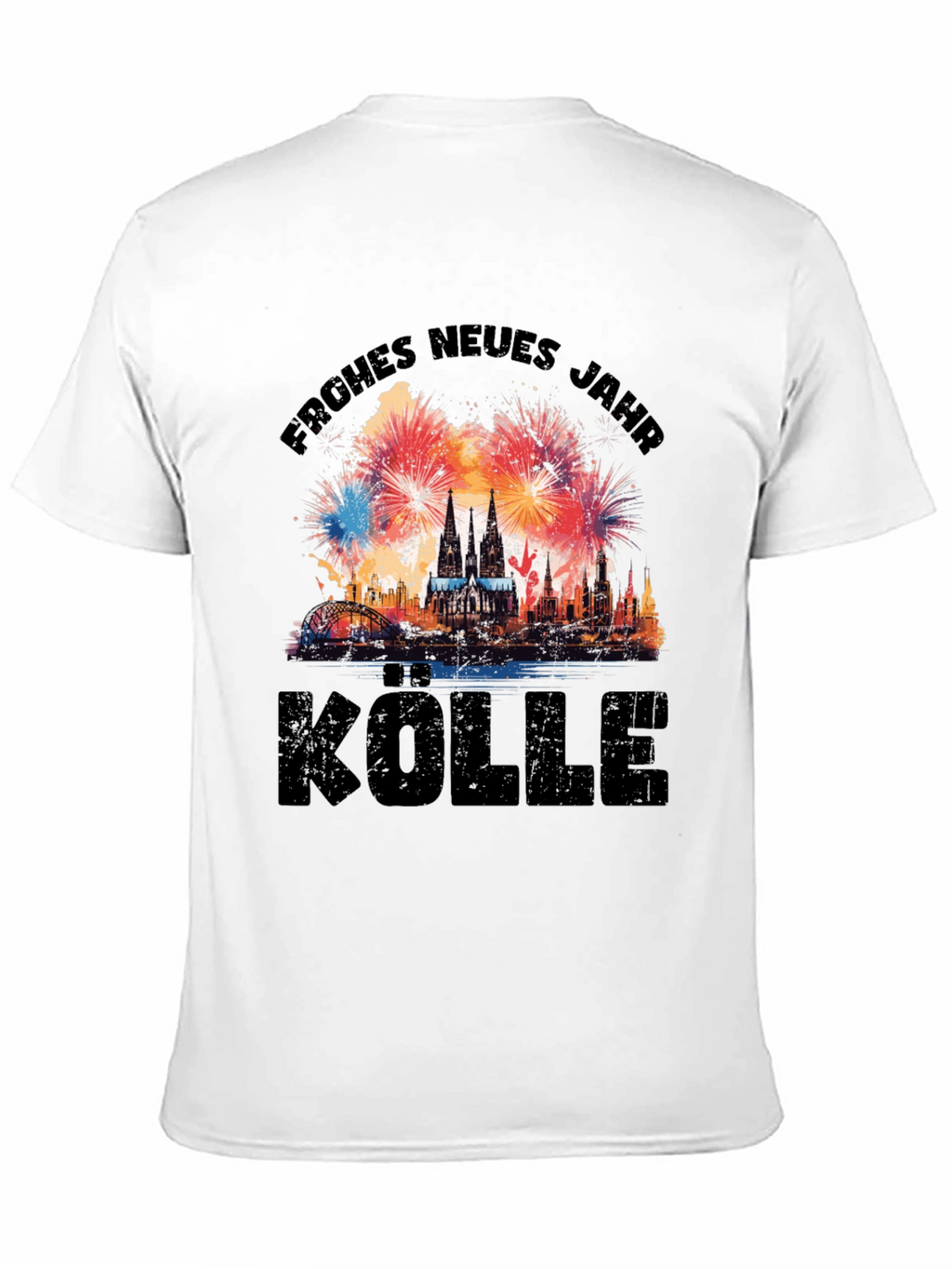 Frohes Neues Jahr Cologne Fireworks T-Shirt