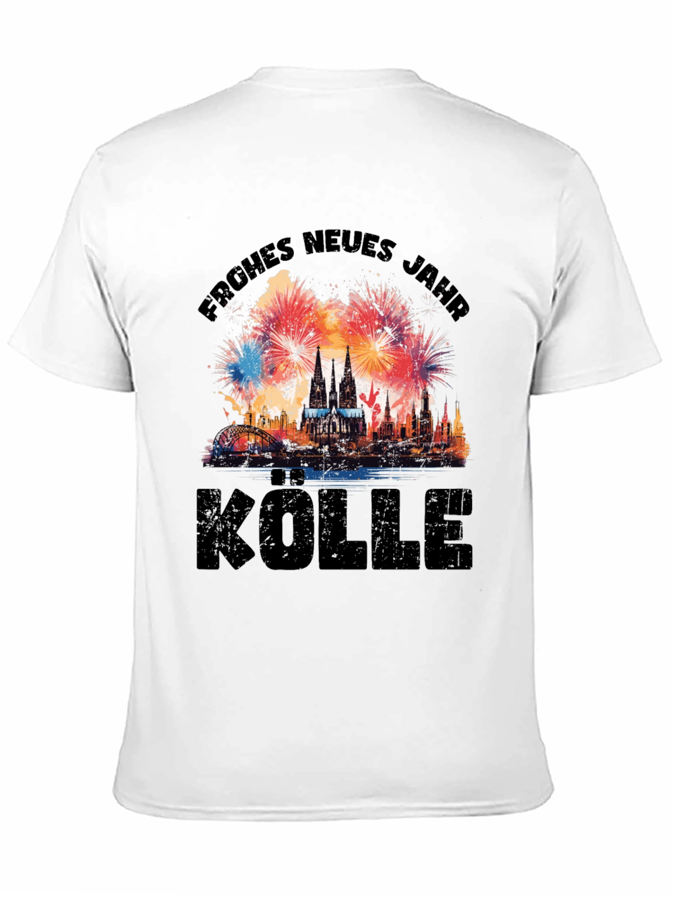 Frohes Neues Jahr Cologne Fireworks T-Shirt