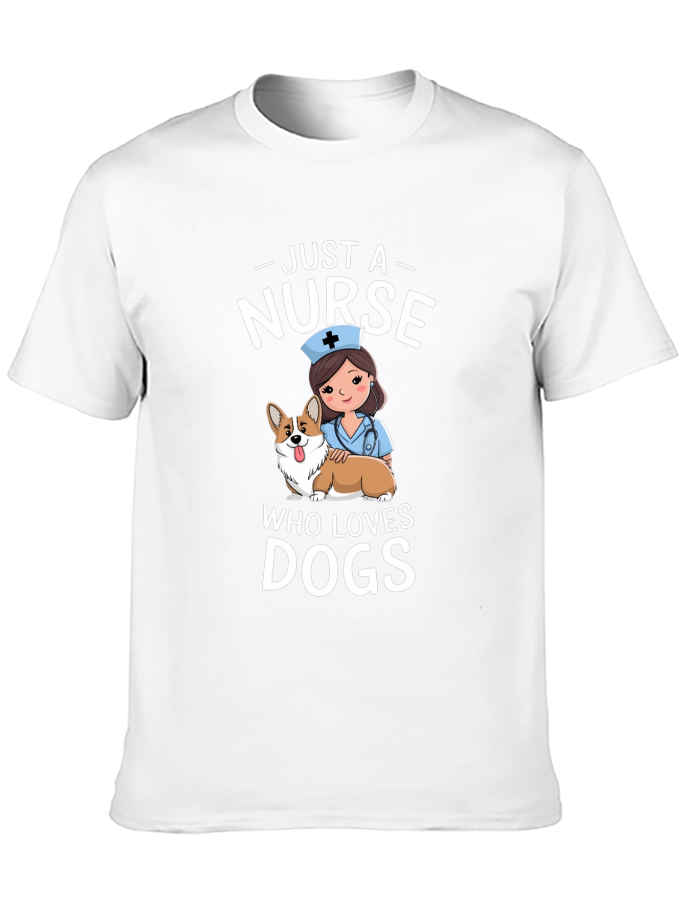 Just A Nurse Who Loves Dogs T-Shirt