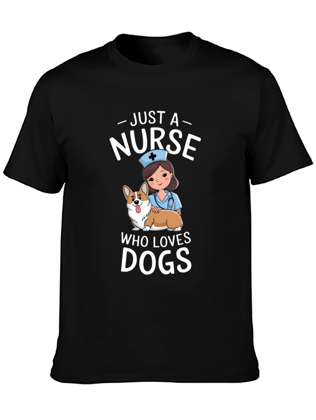 Just A Nurse Who Loves Dogs T-Shirt