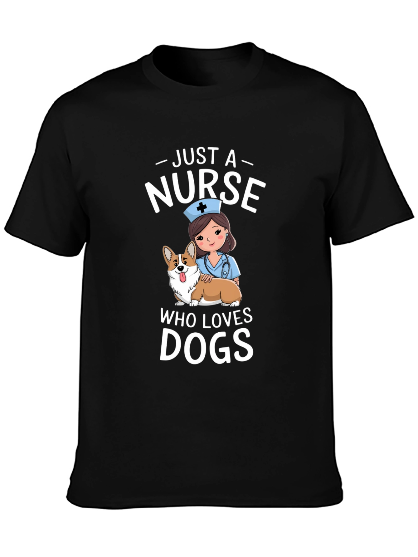 Just A Nurse Who Loves Dogs T-Shirt