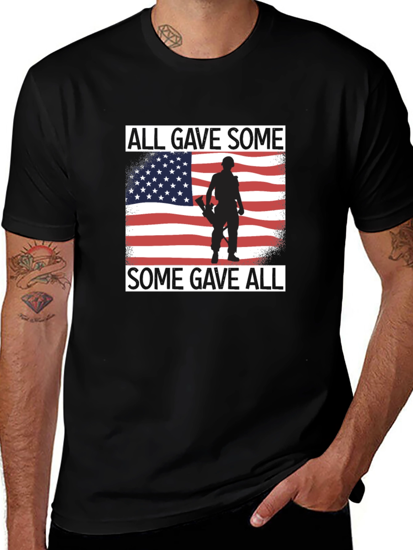 All Gave Some Patriotic Graphic Tee