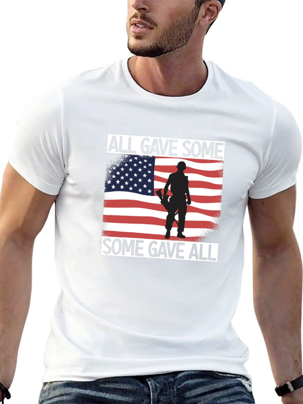 All Gave Some Patriotic Graphic Tee