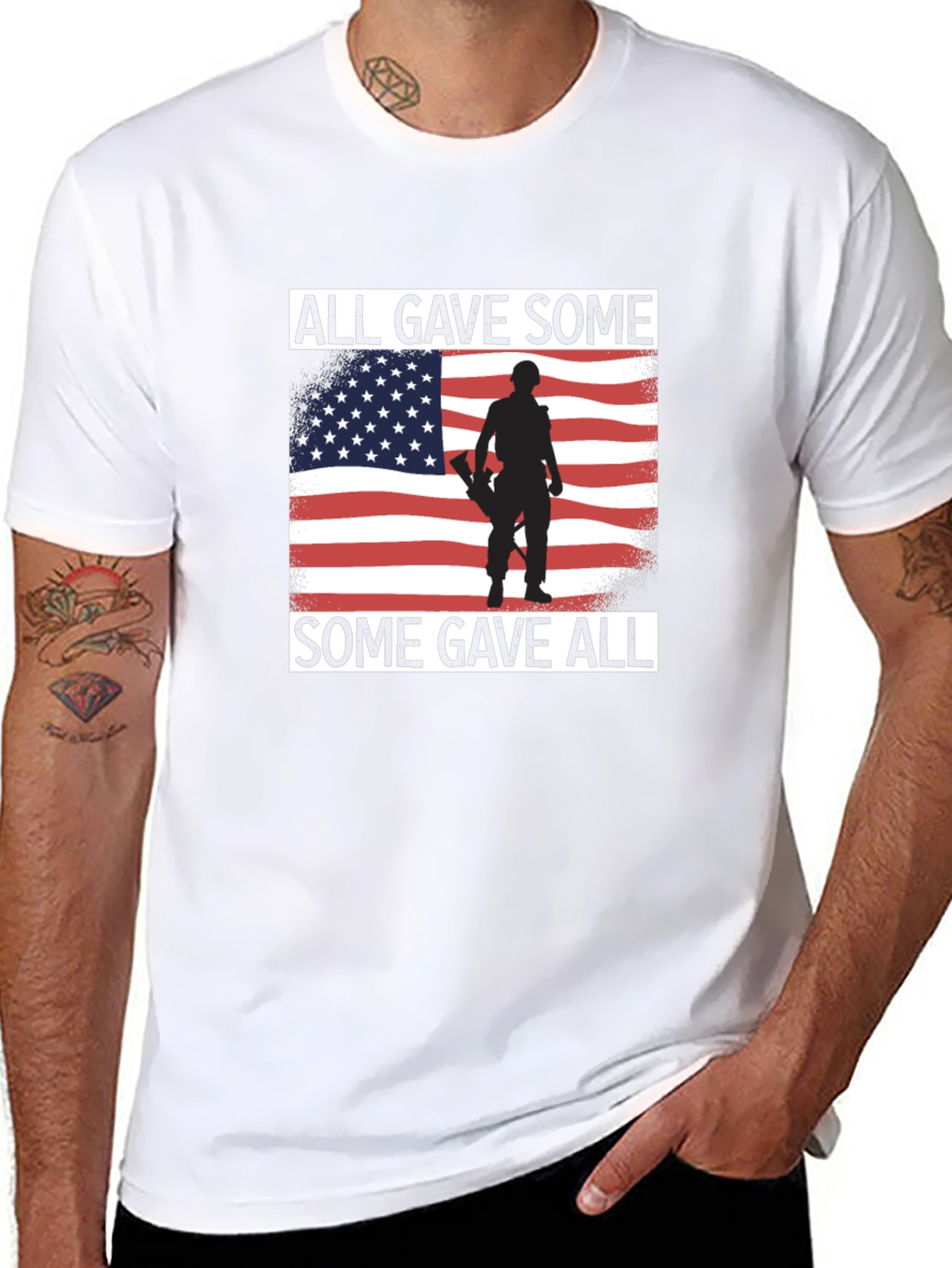 All Gave Some Patriotic Graphic Tee