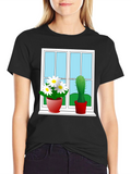 Window Plants Graphic Tee