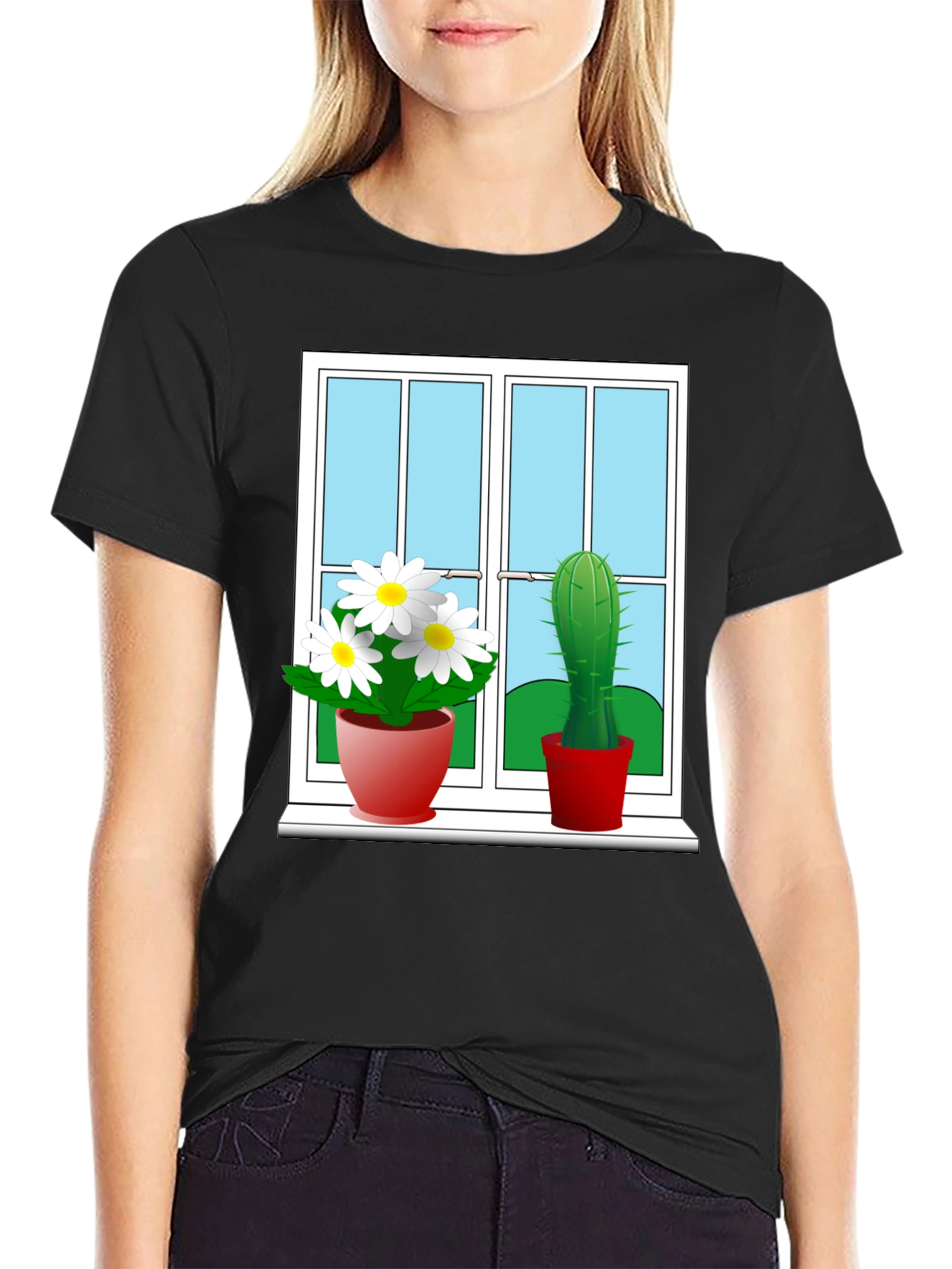 Window Plants Graphic Tee