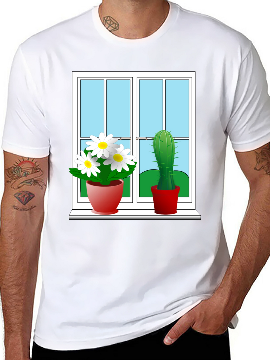 Window Plants Graphic Tee