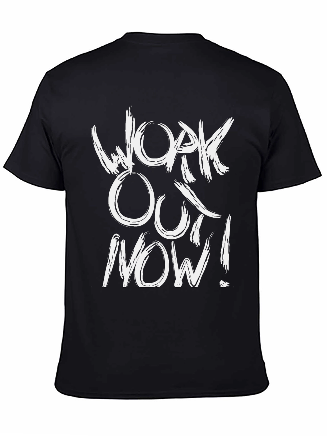Workout Now Black Graphic Tee