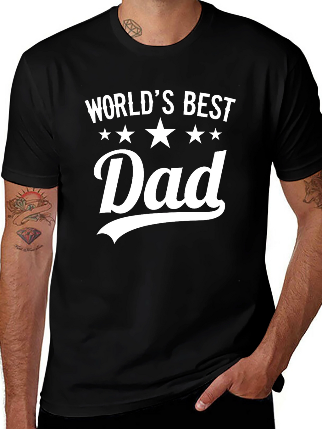 Worlds Best Dad T-Shirt - Fathers Day Gift