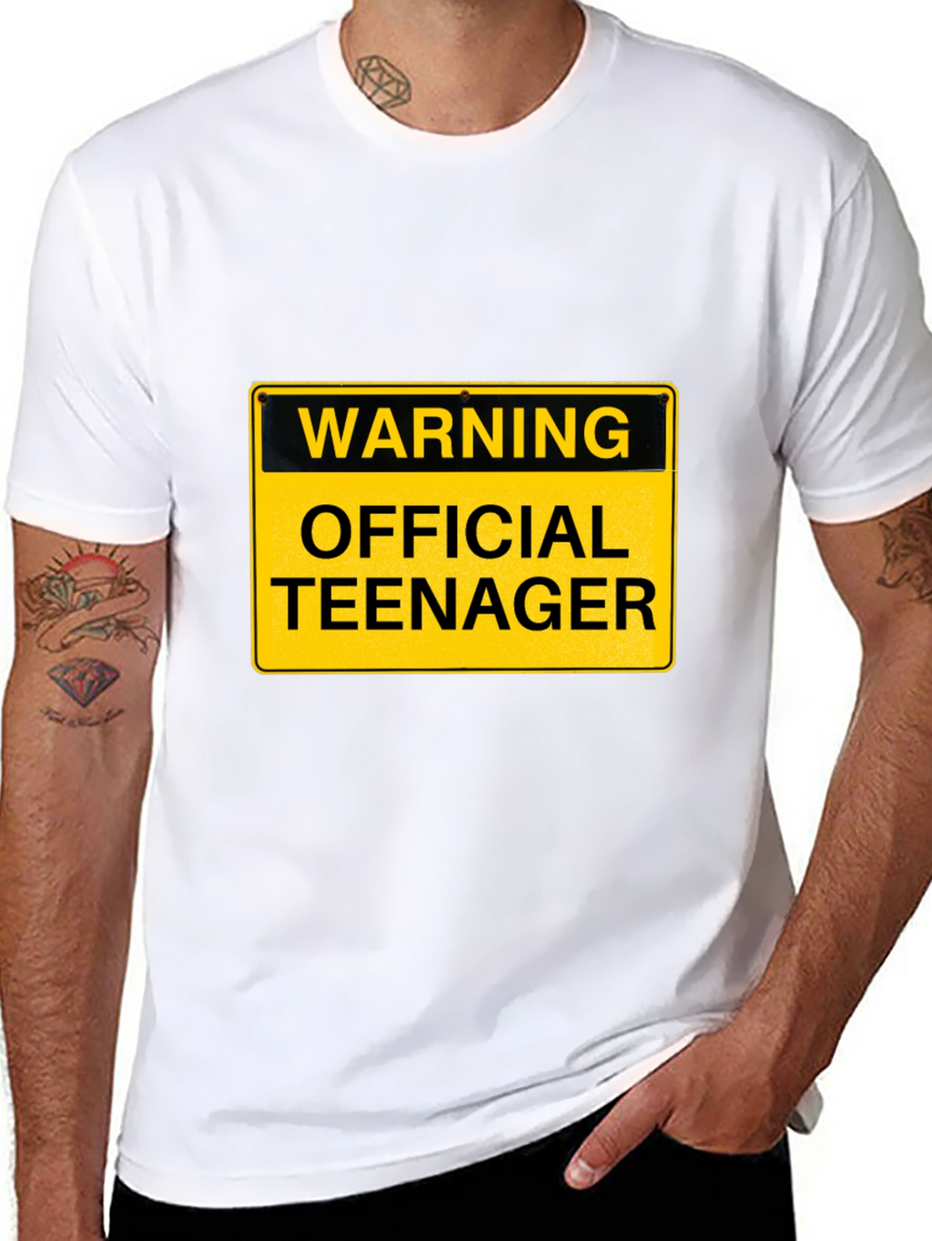 Warning Official Teenager T-Shirt - Funny Birthday Tee