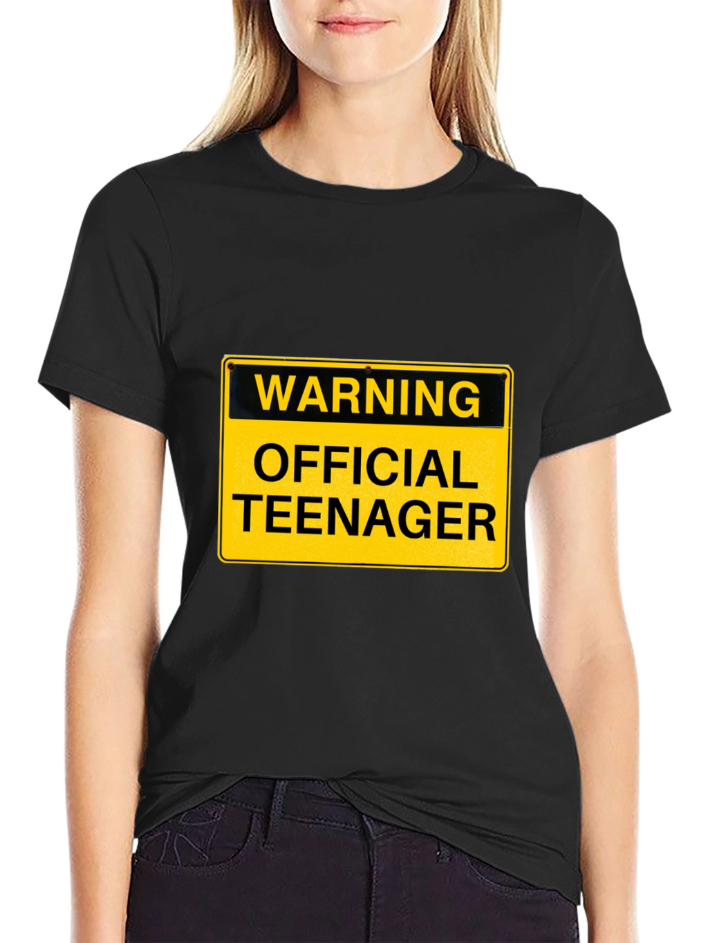 Warning Official Teenager T-Shirt - Funny Birthday Tee