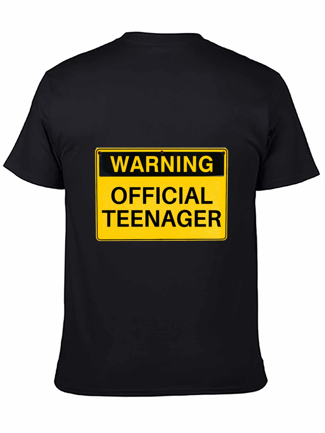 Warning Official Teenager T-Shirt - Funny Birthday Tee