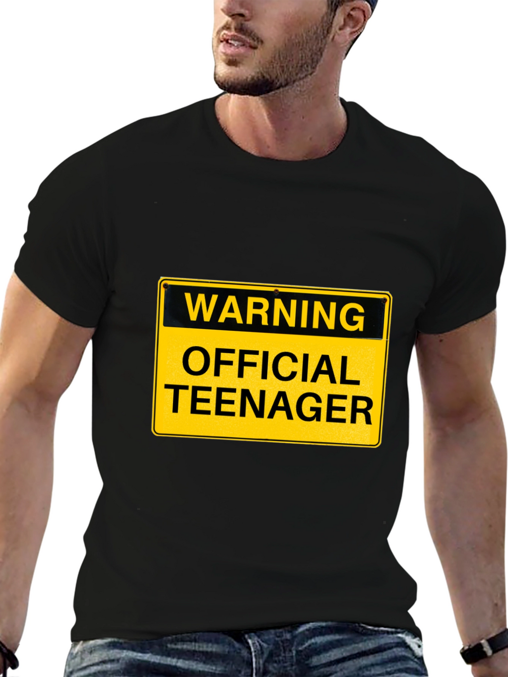 Warning Official Teenager T-Shirt - Funny Birthday Tee