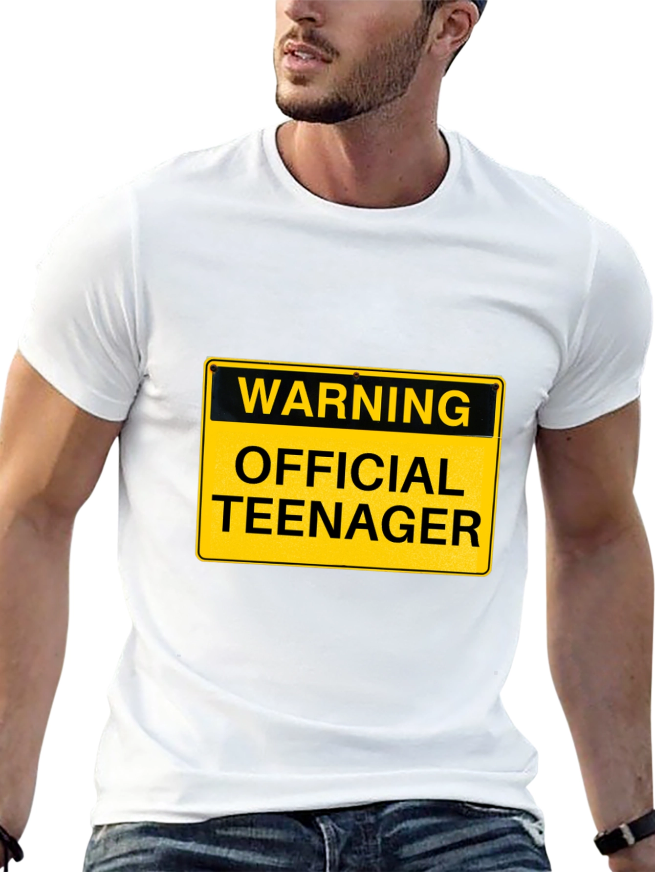 Warning Official Teenager T-Shirt - Funny Birthday Tee