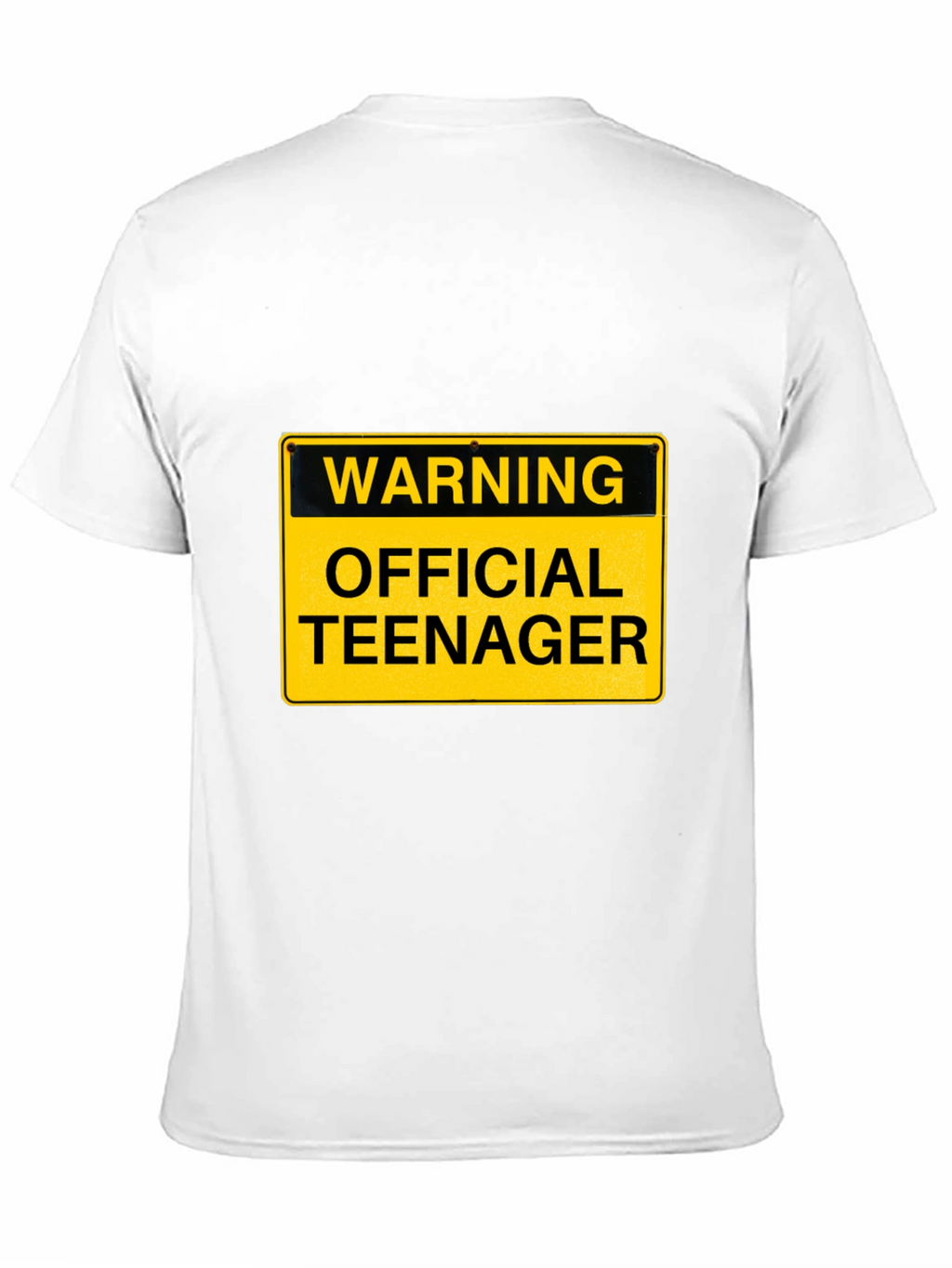 Warning Official Teenager T-Shirt - Funny Birthday Tee