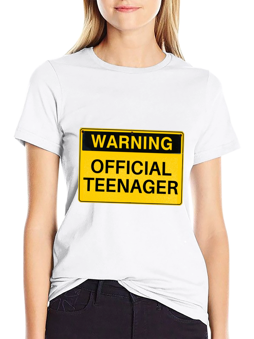 Warning Official Teenager T-Shirt - Funny Birthday Tee