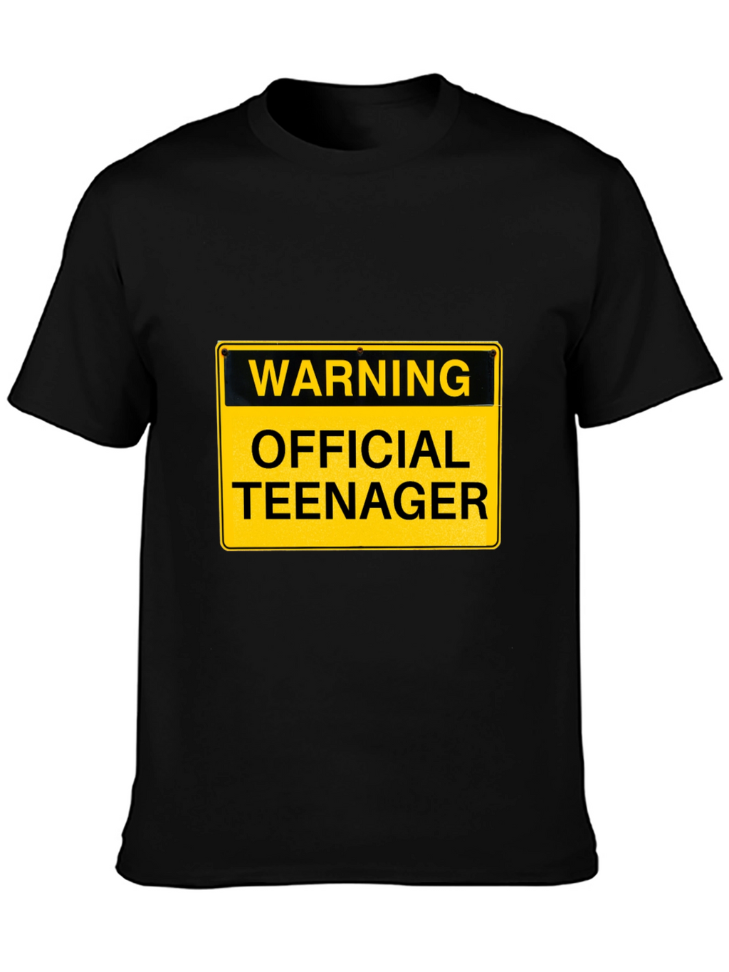 Warning Official Teenager T-Shirt - Funny Birthday Tee