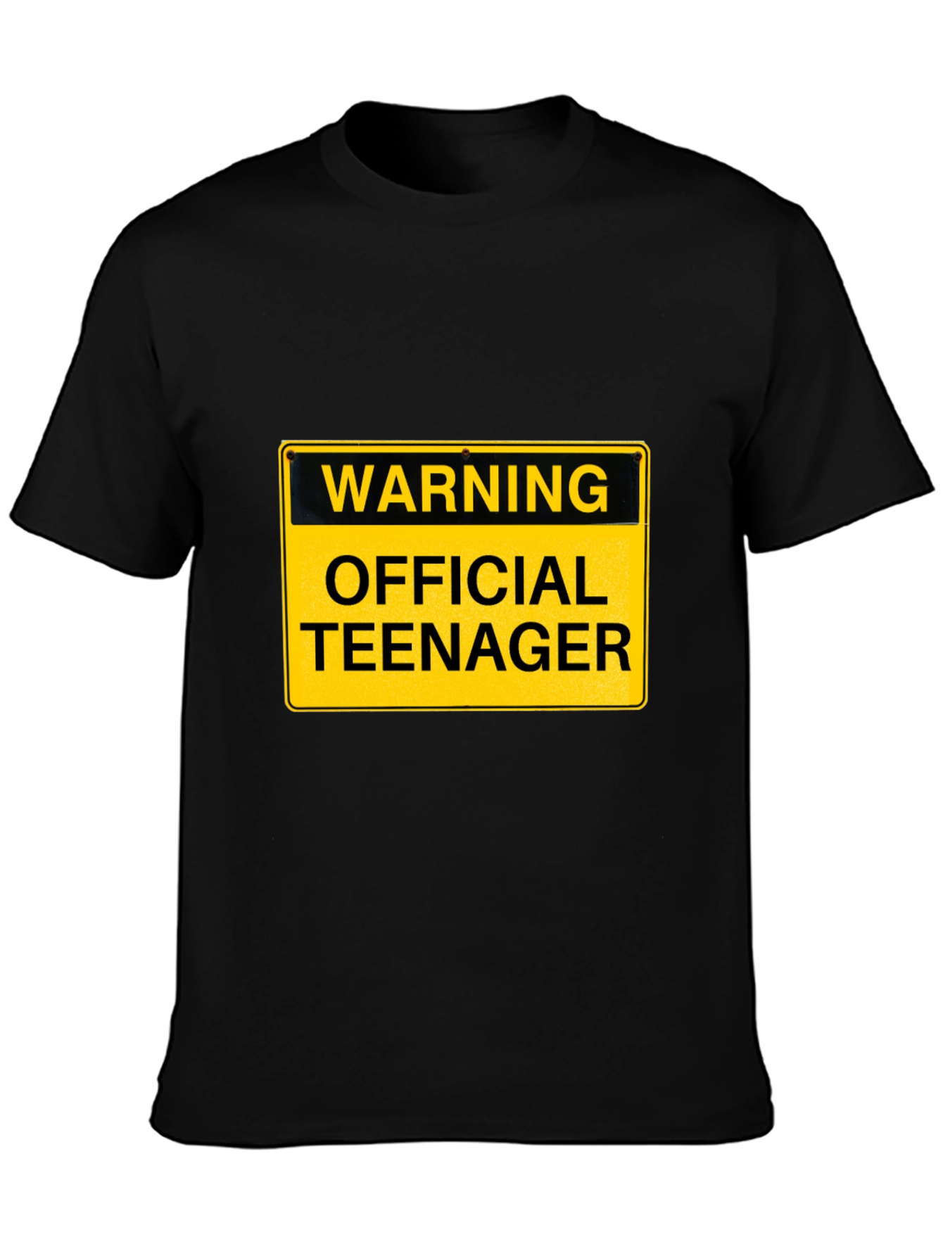 Warning Official Teenager T-Shirt - Funny Birthday Tee