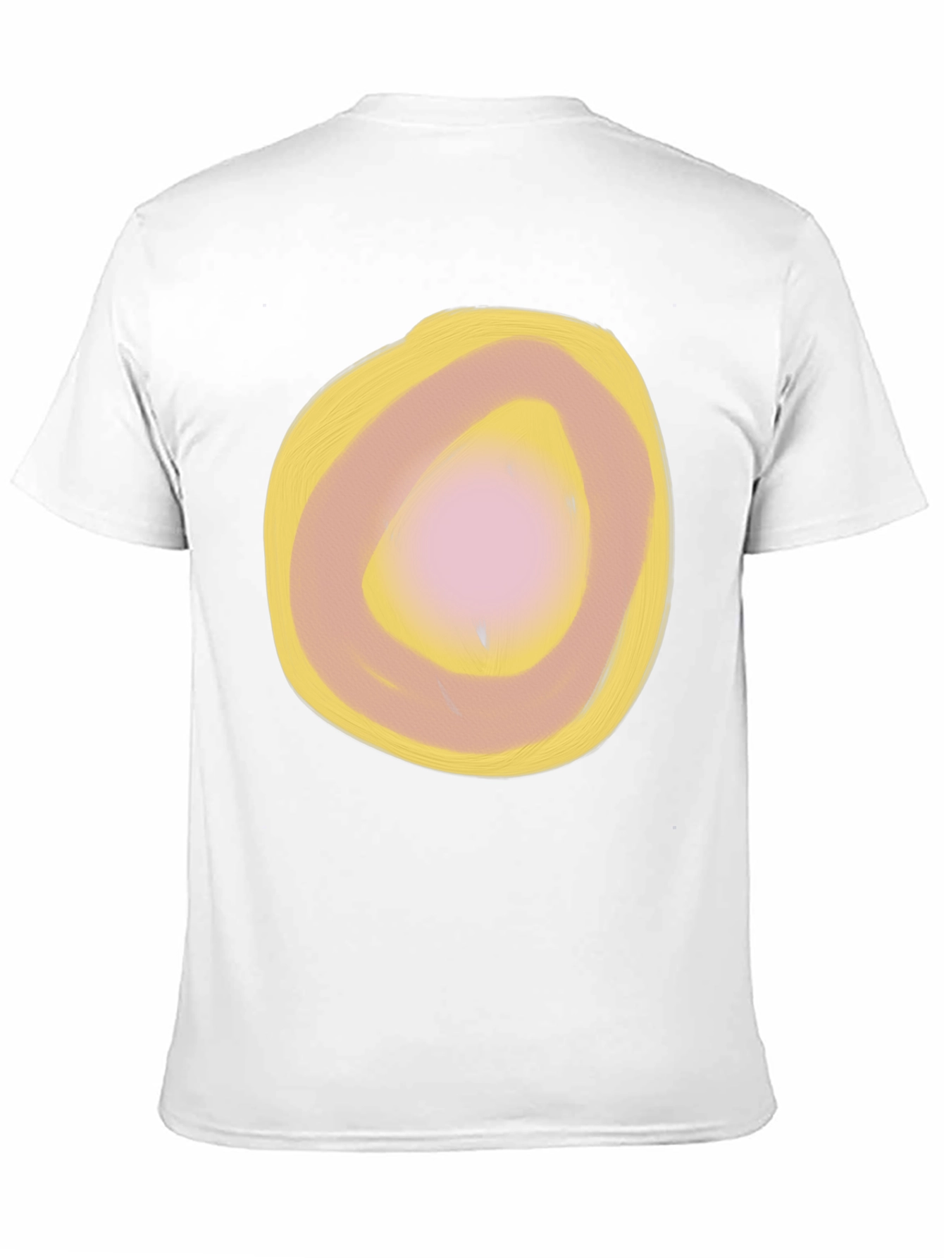 Abstract Circle Graphic Black T-Shirt
