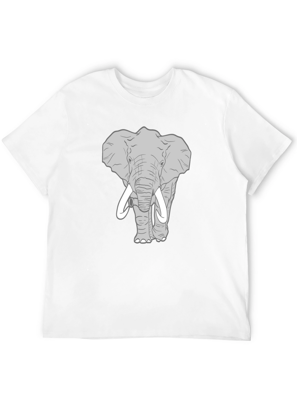 Elephant Graphic Print Mens T-Shirt