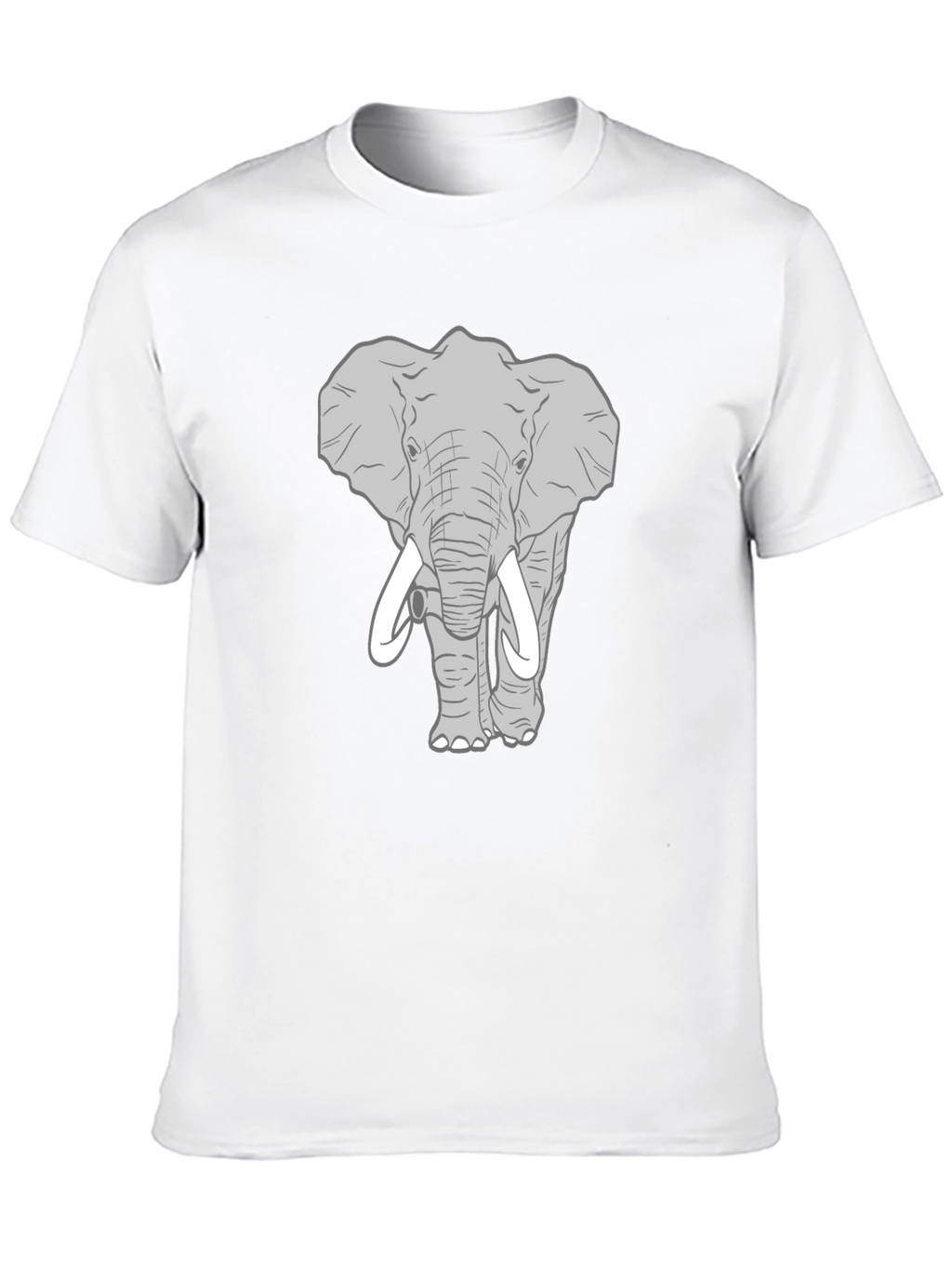 Elephant Graphic Print Mens T-Shirt