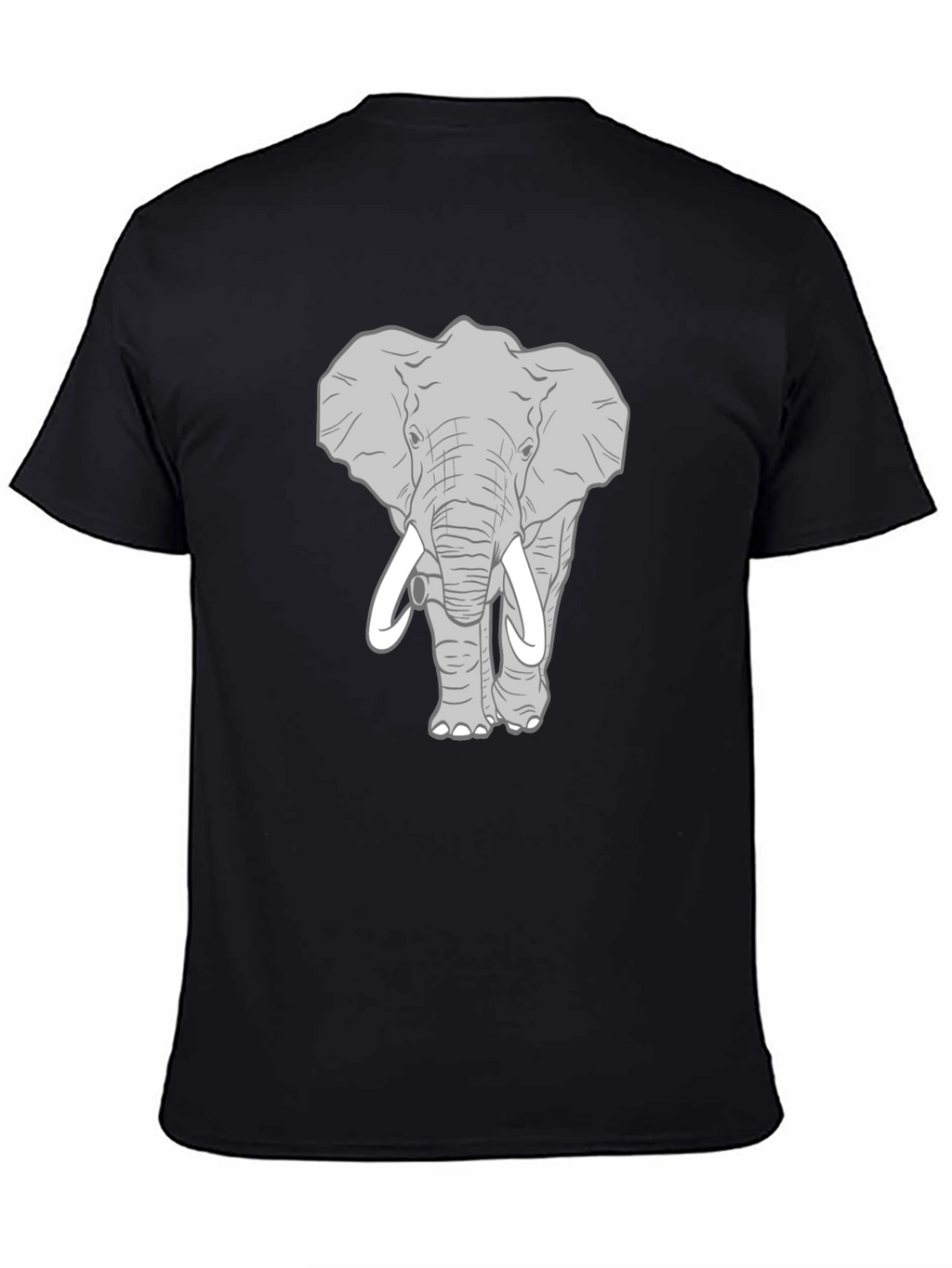 Elephant Graphic Print Mens T-Shirt