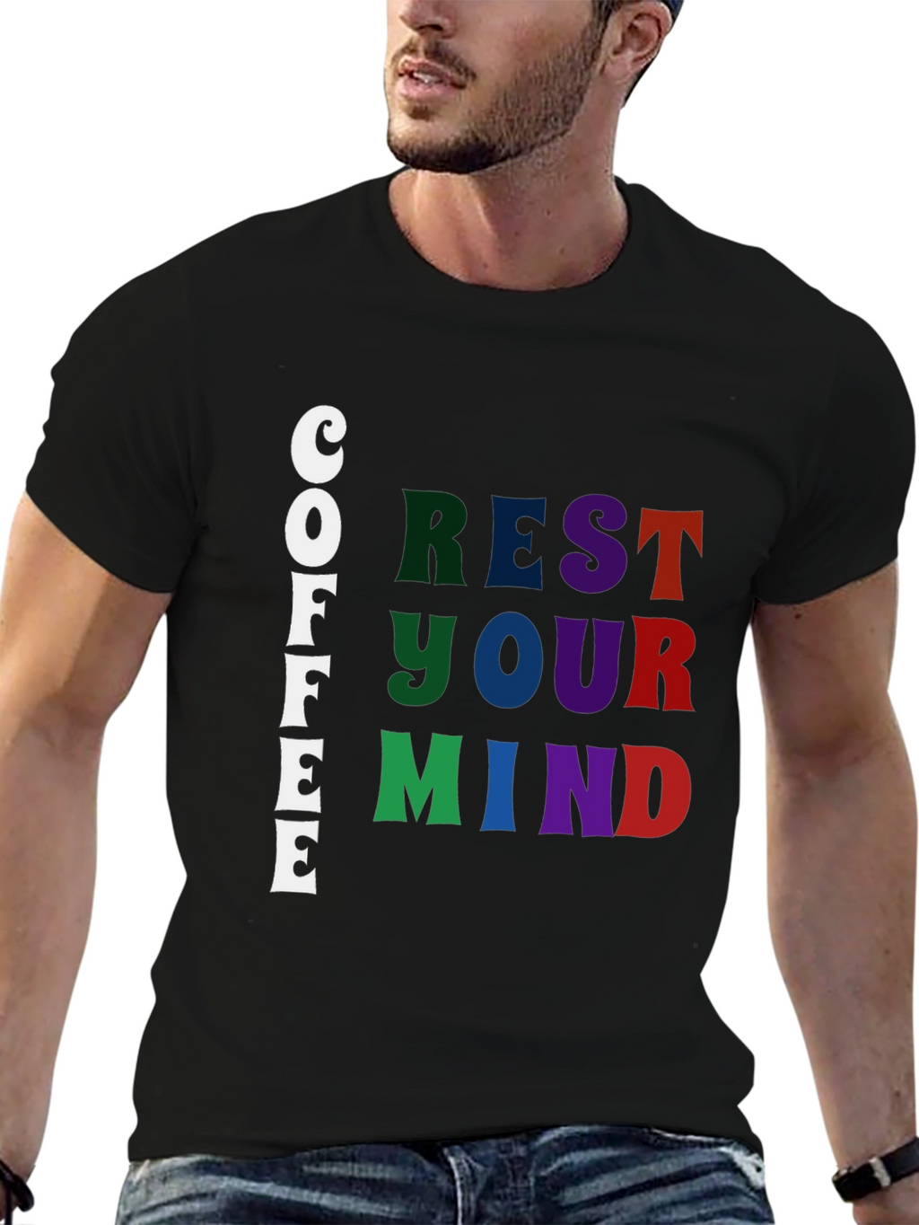 Coffee Rest Your Mind Graphic T-Shirt