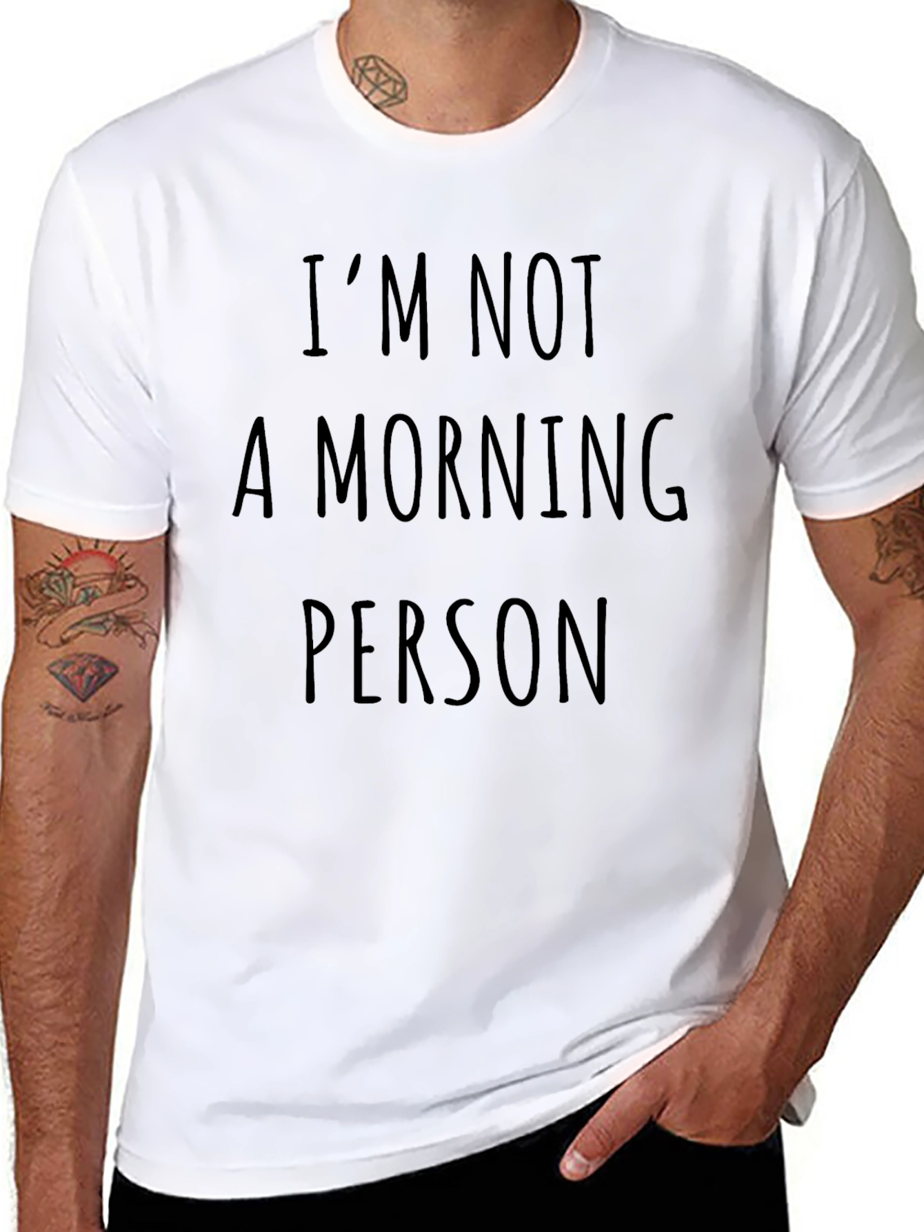 Im Not A Morning Person Graphic Tee