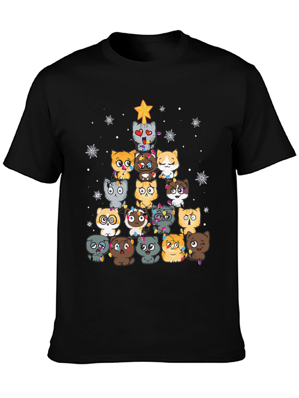 Christmas Cat Tree T-Shirt