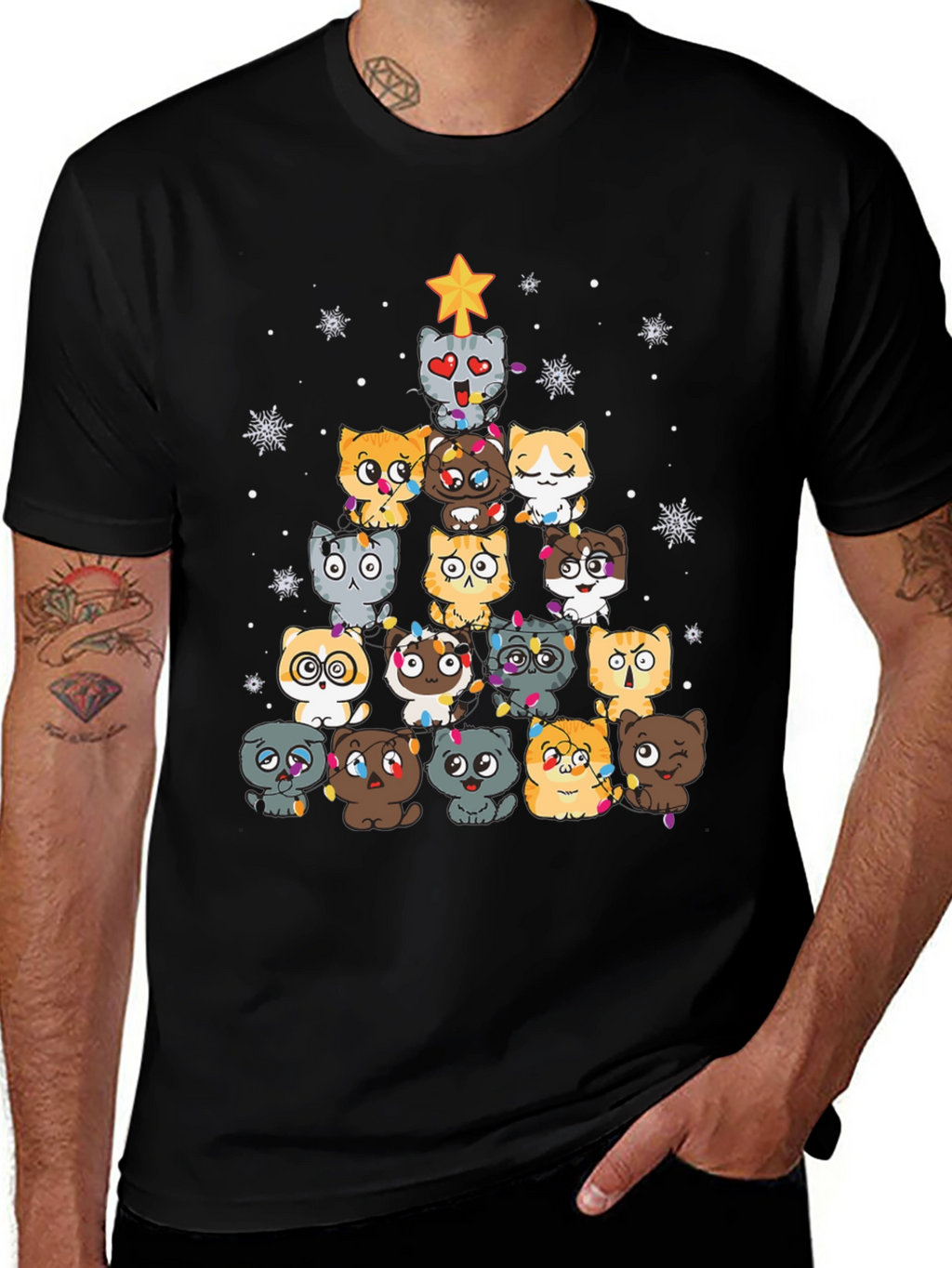 Christmas Cat Tree T-Shirt