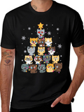 Christmas Cat Tree T-Shirt