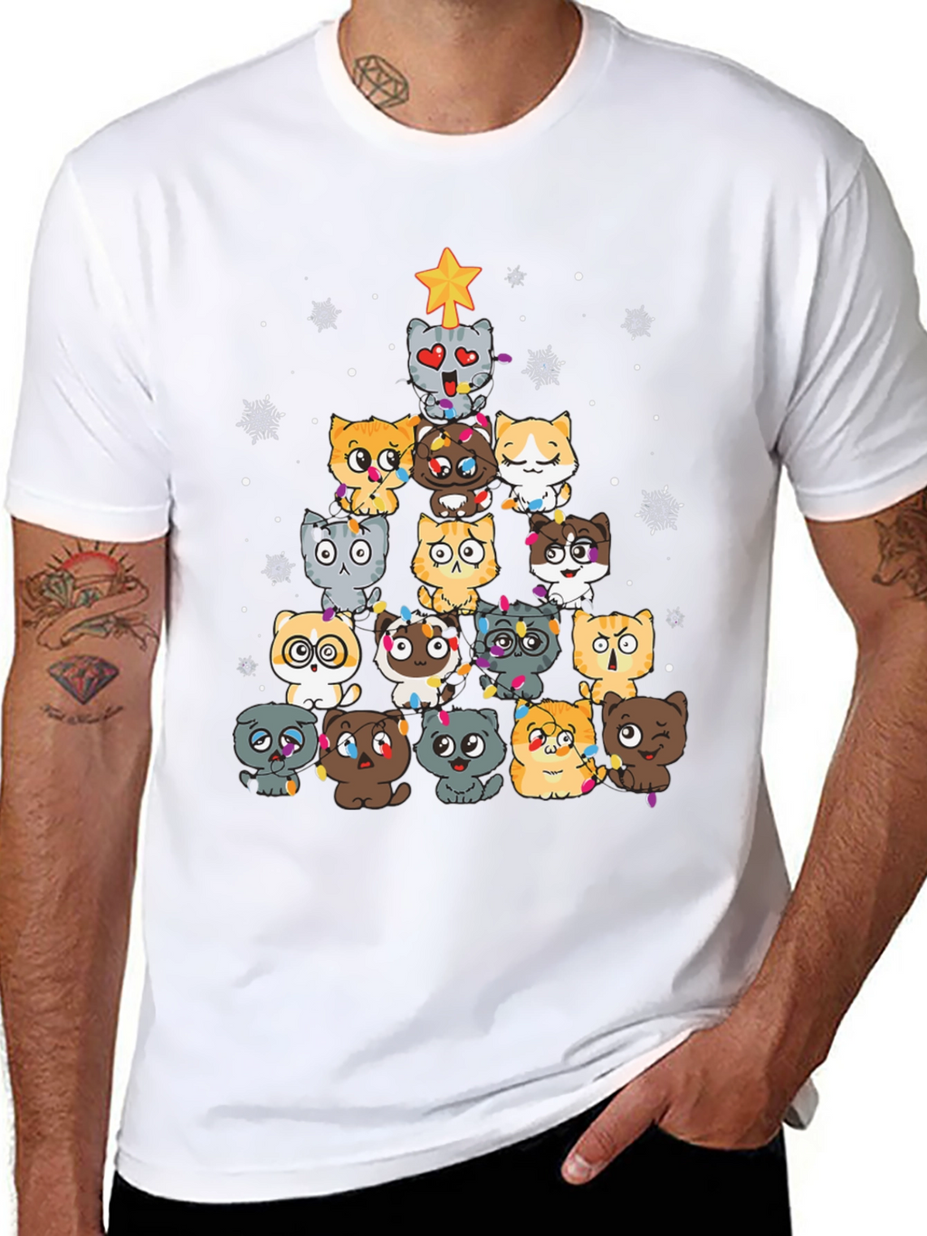 Christmas Cat Tree T-Shirt
