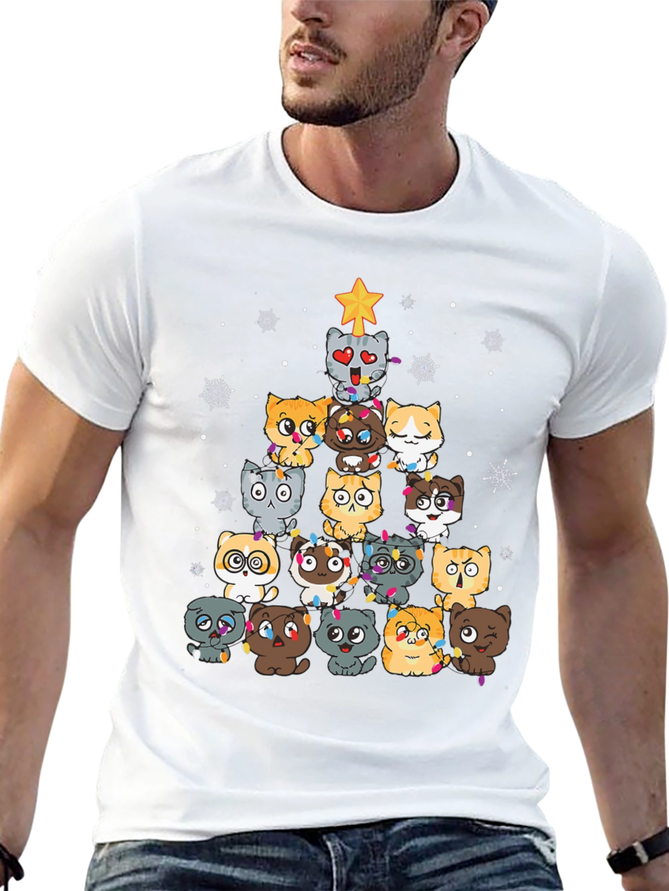 Christmas Cat Tree T-Shirt
