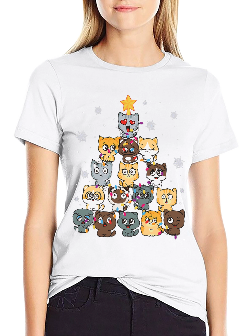 Christmas Cat Tree T-Shirt