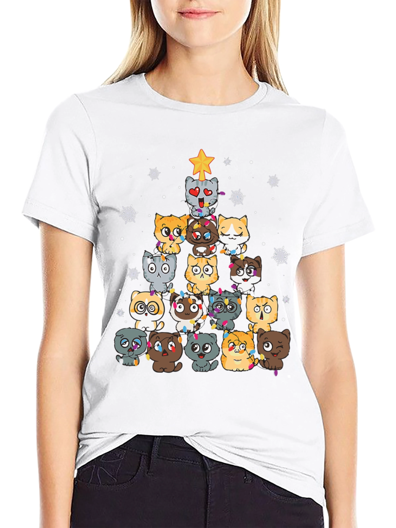 Christmas Cat Tree T-Shirt