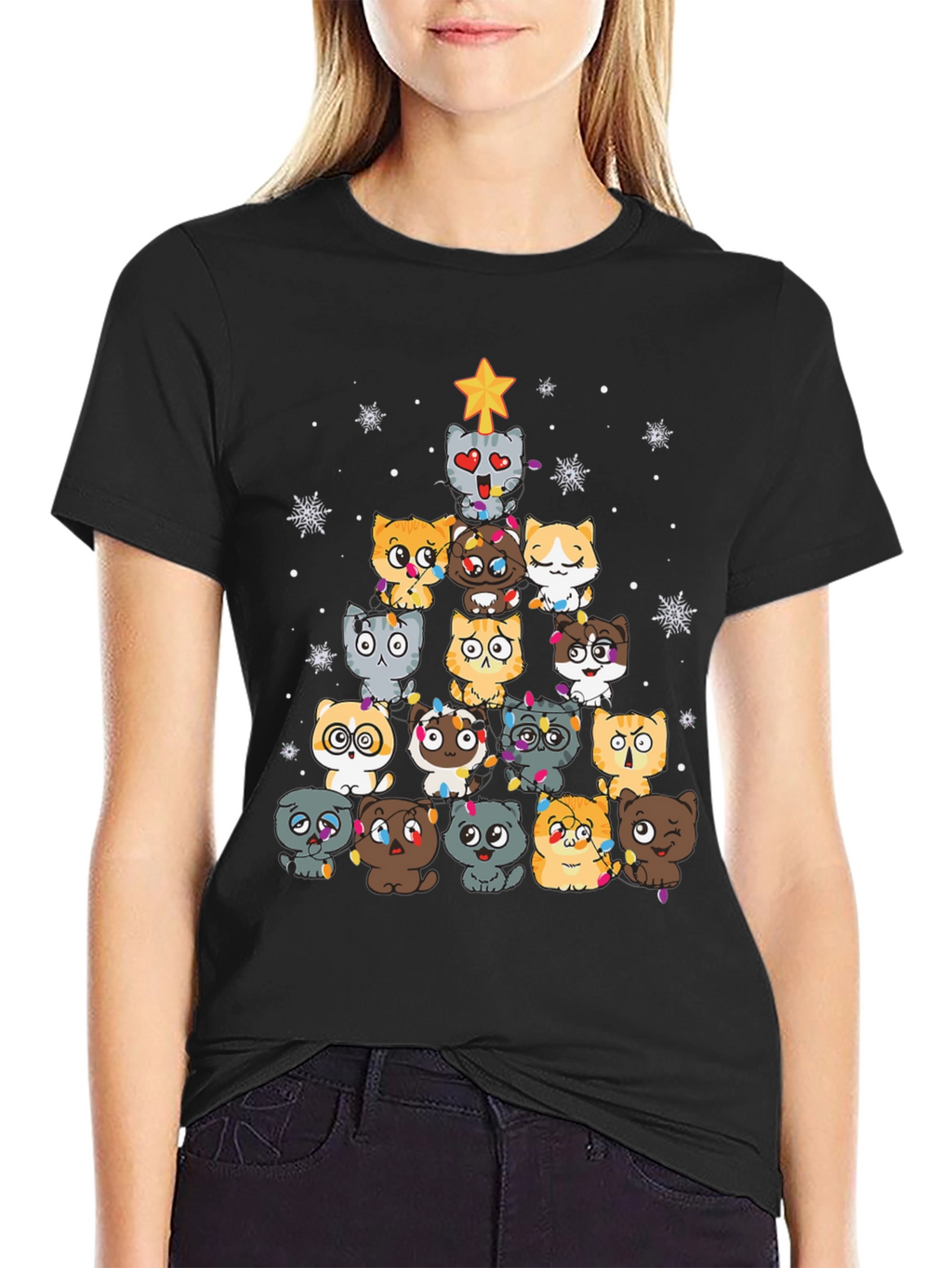 Christmas Cat Tree T-Shirt