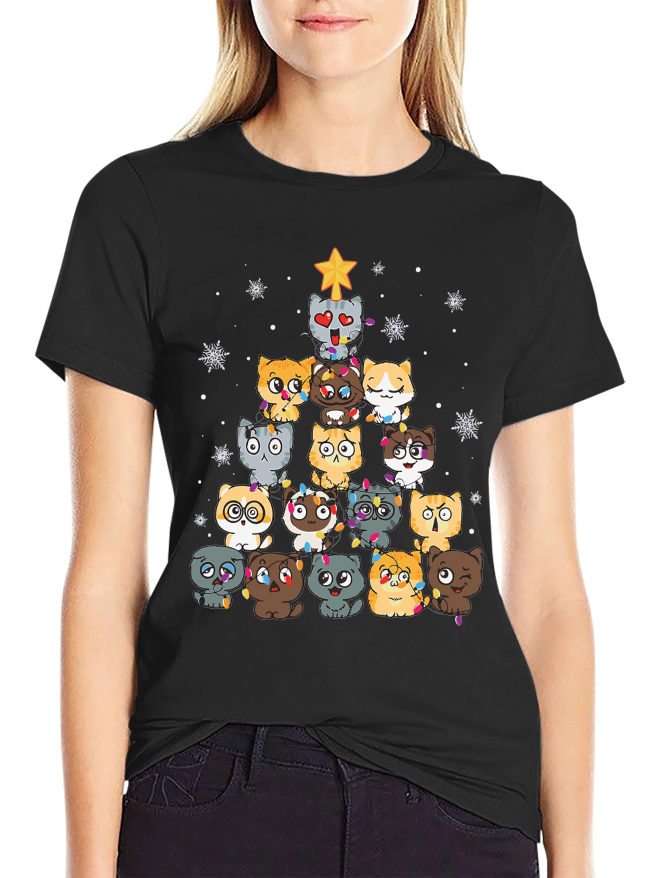 Christmas Cat Tree T-Shirt