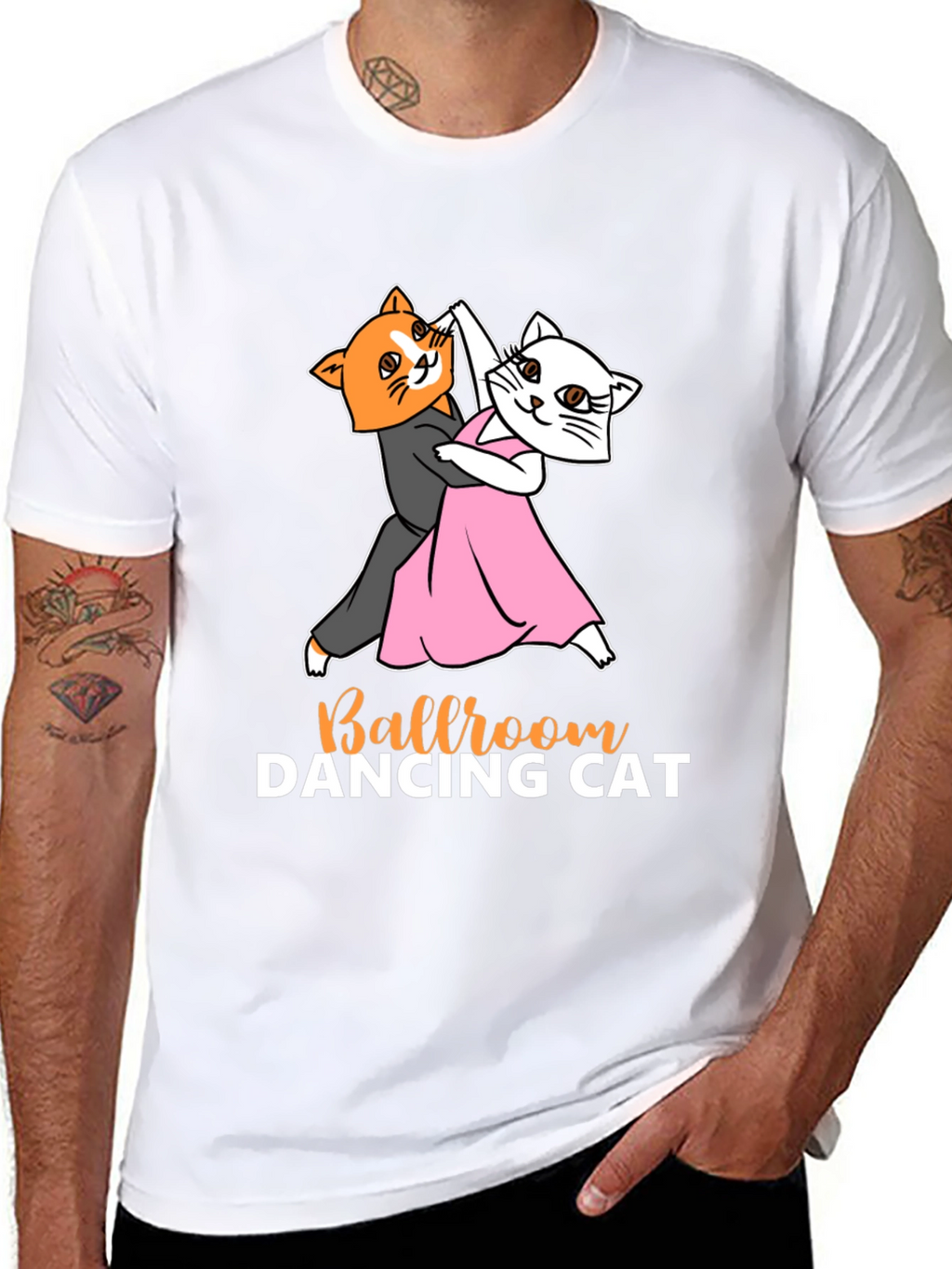 Ballroom Dancing Cats Graphic T-Shirt