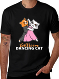Ballroom Dancing Cats Graphic T-Shirt