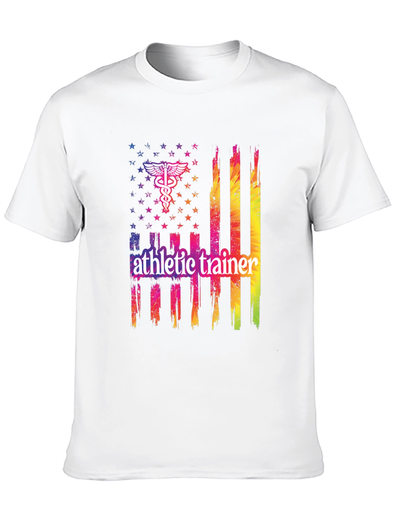 Athletic Trainer American Flag T-Shirt
